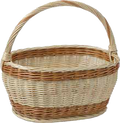 Handgeflochtener Einkaufskorb
