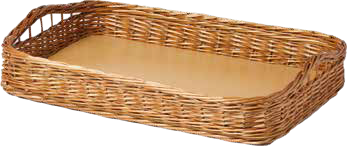 Frühstückstablett, dunkel