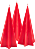 Sternförmige Pyramidenkerzen 3er-Set